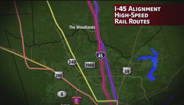 The Woodlands are pushing for a high-speed Houston-Dallas line
