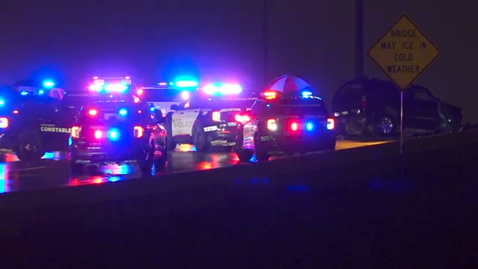 Woman killed after driving wrong way on Hardy Toll Road, crashing head